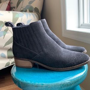 Gray booties